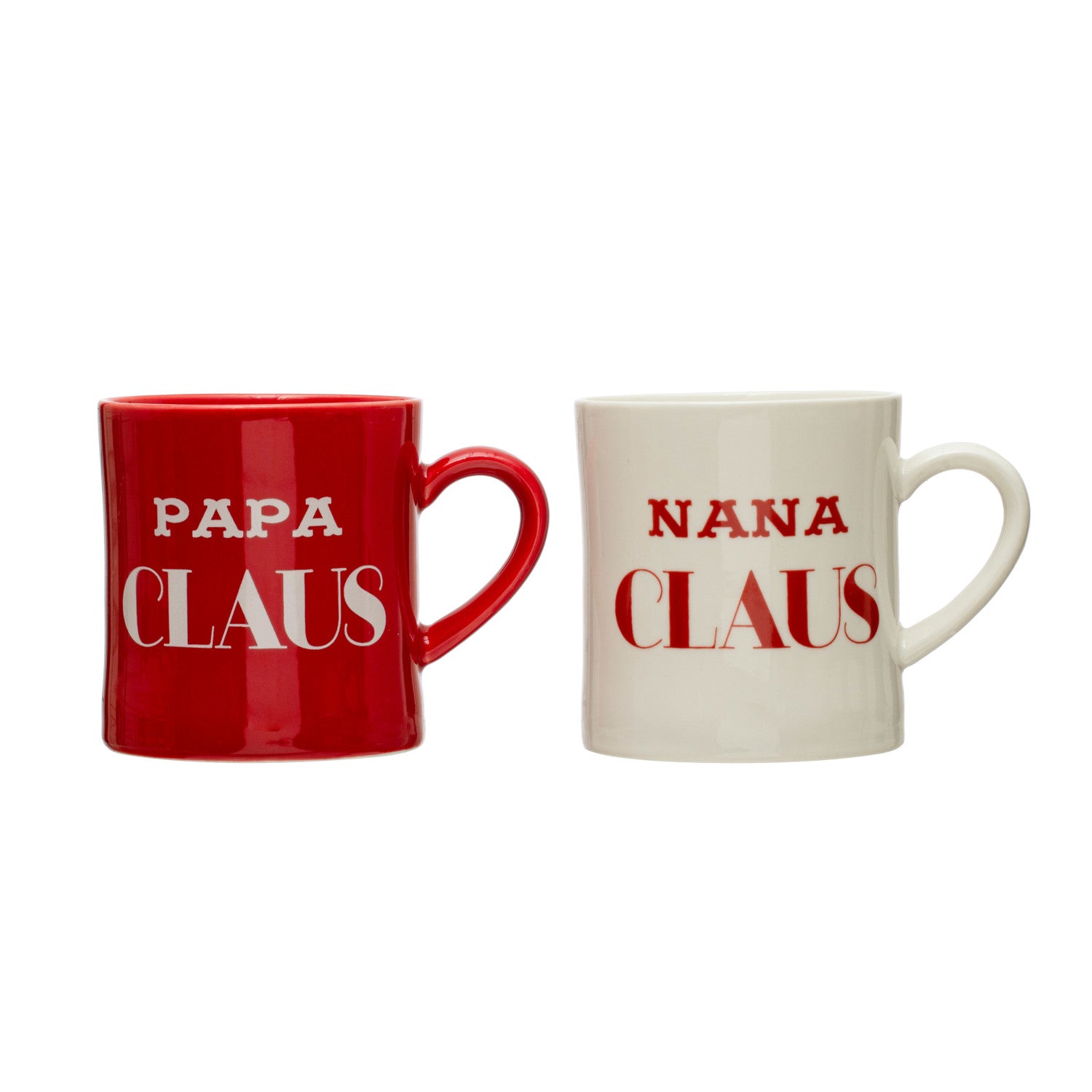 Nana and Papa Claus Mugs