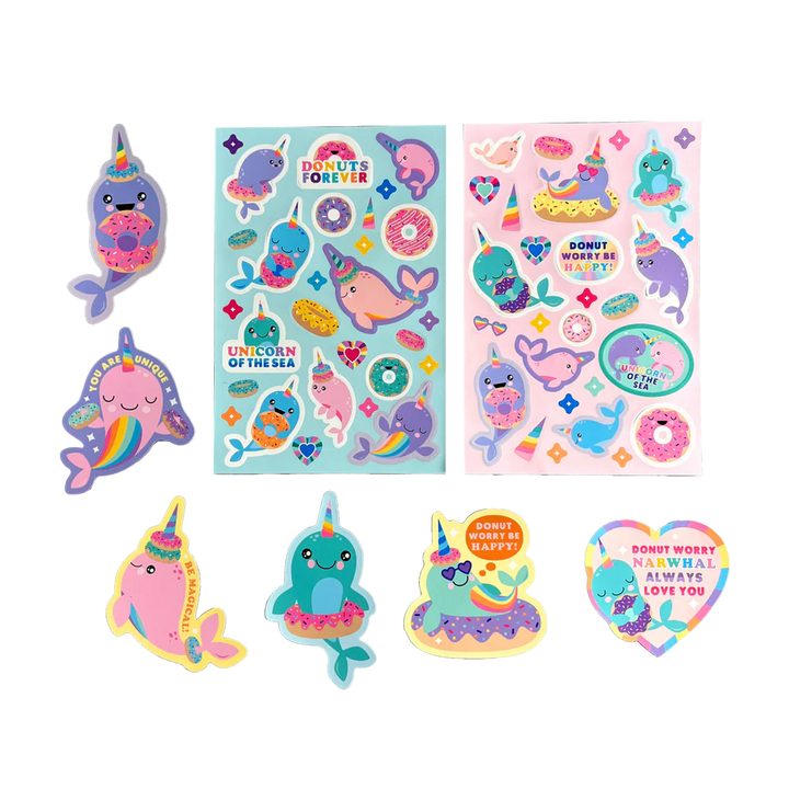 Nom Nom Narwhals Scented Stickers