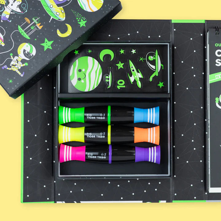 Neon Coloring Set - Outer Space