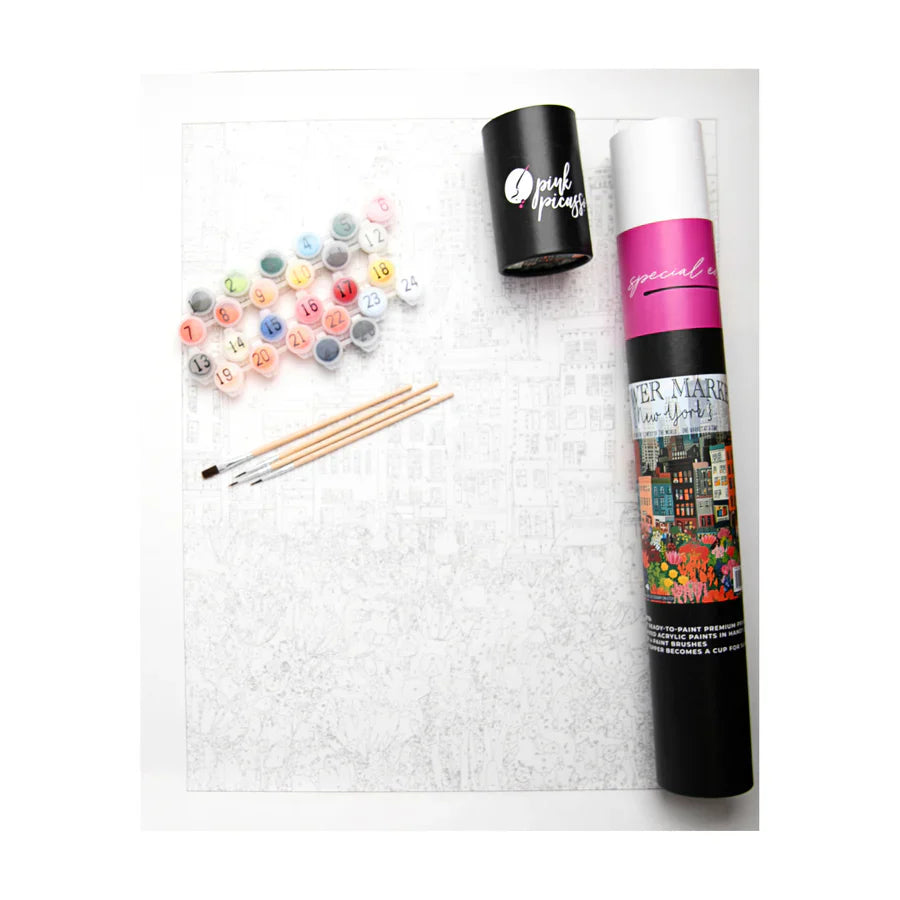 Paint By Numbers - Flower Market - New York