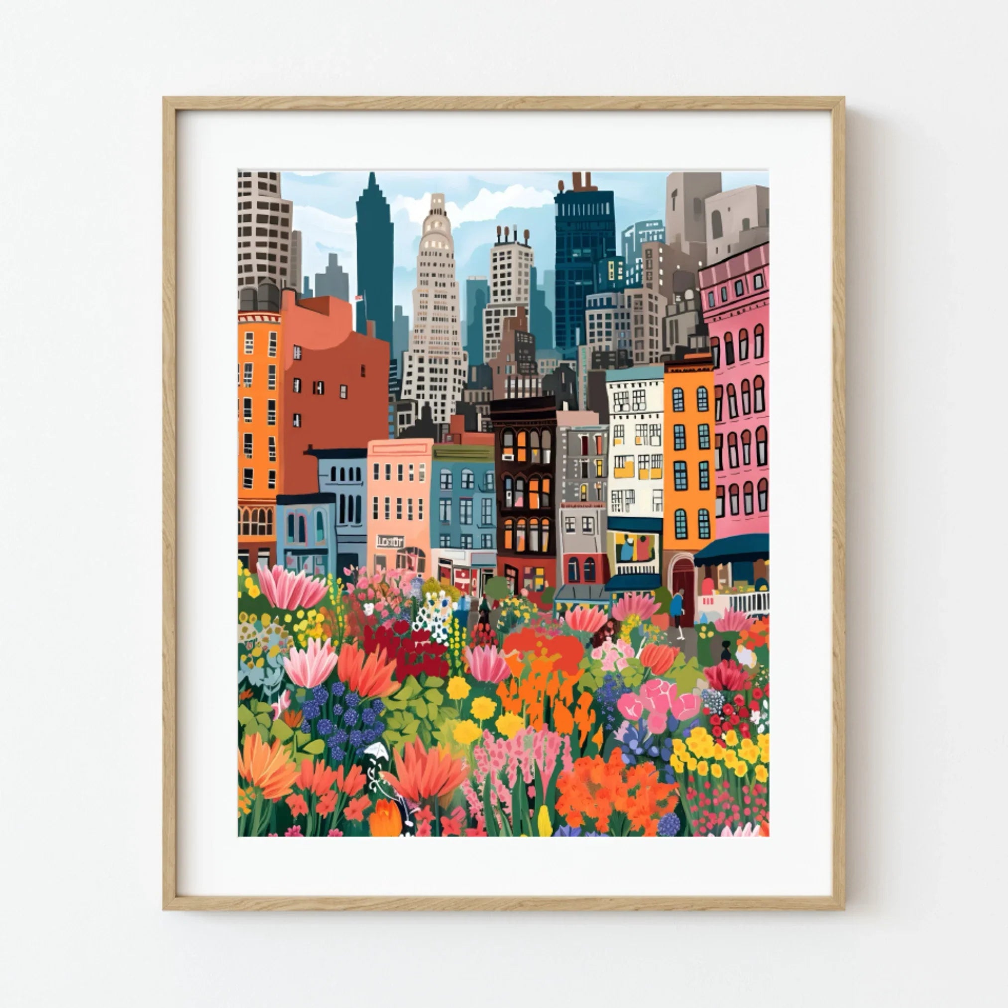 Paint By Numbers - Flower Market - New York