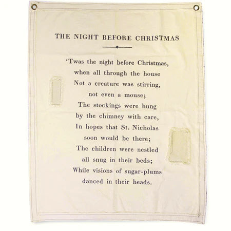 The Night Before Christmas Wall Tarp