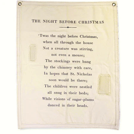 The Night Before Christmas Wall Tarp