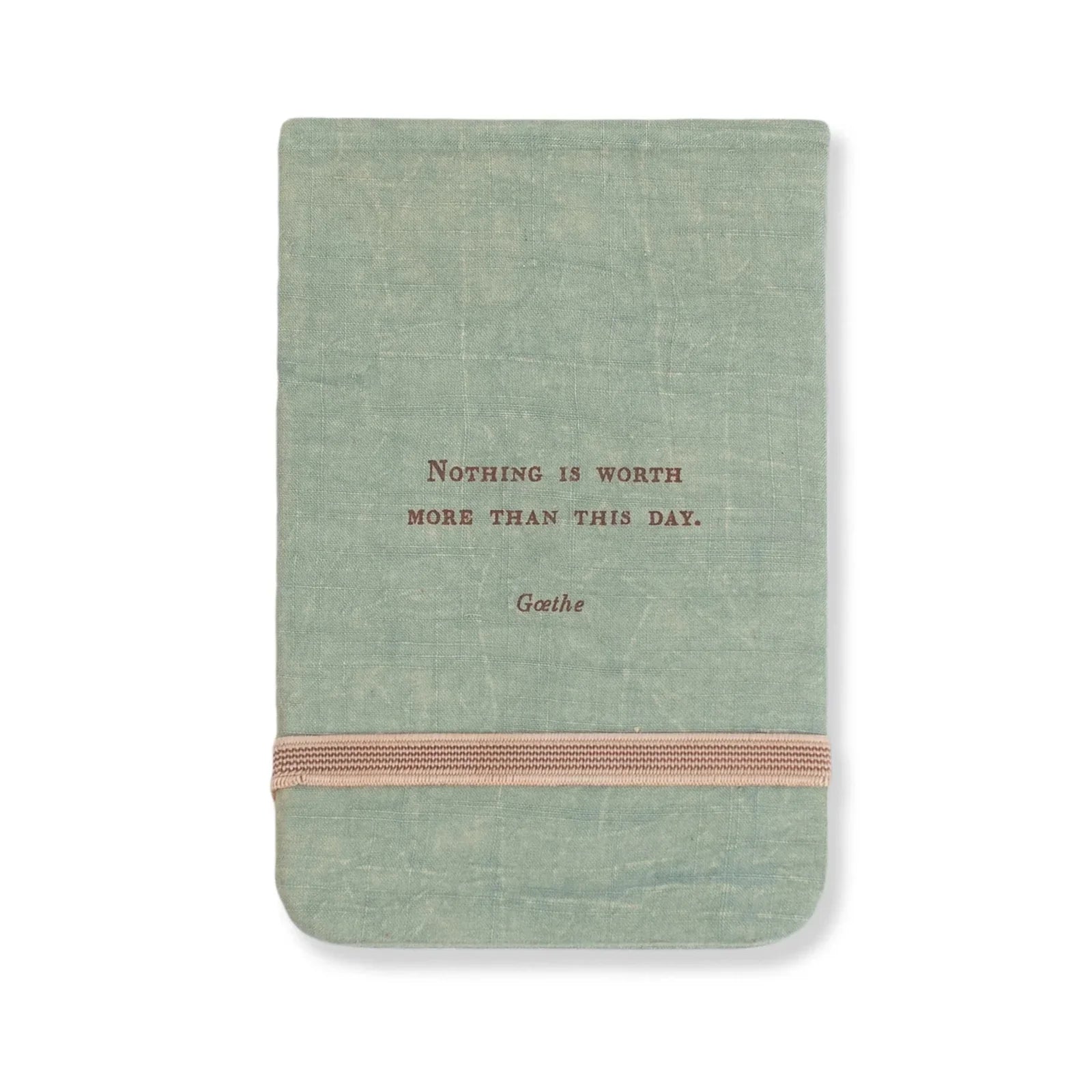 Nothing Is Worth More Fabric Notebook