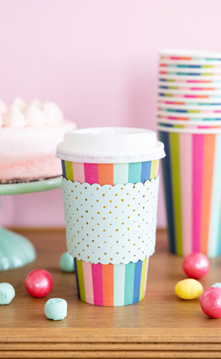 Party Stripe To-Go Cups