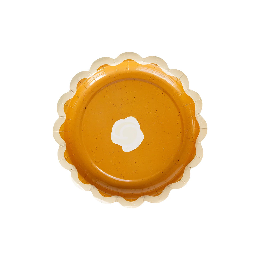 Pumpkin Pie Dessert Paper Plates