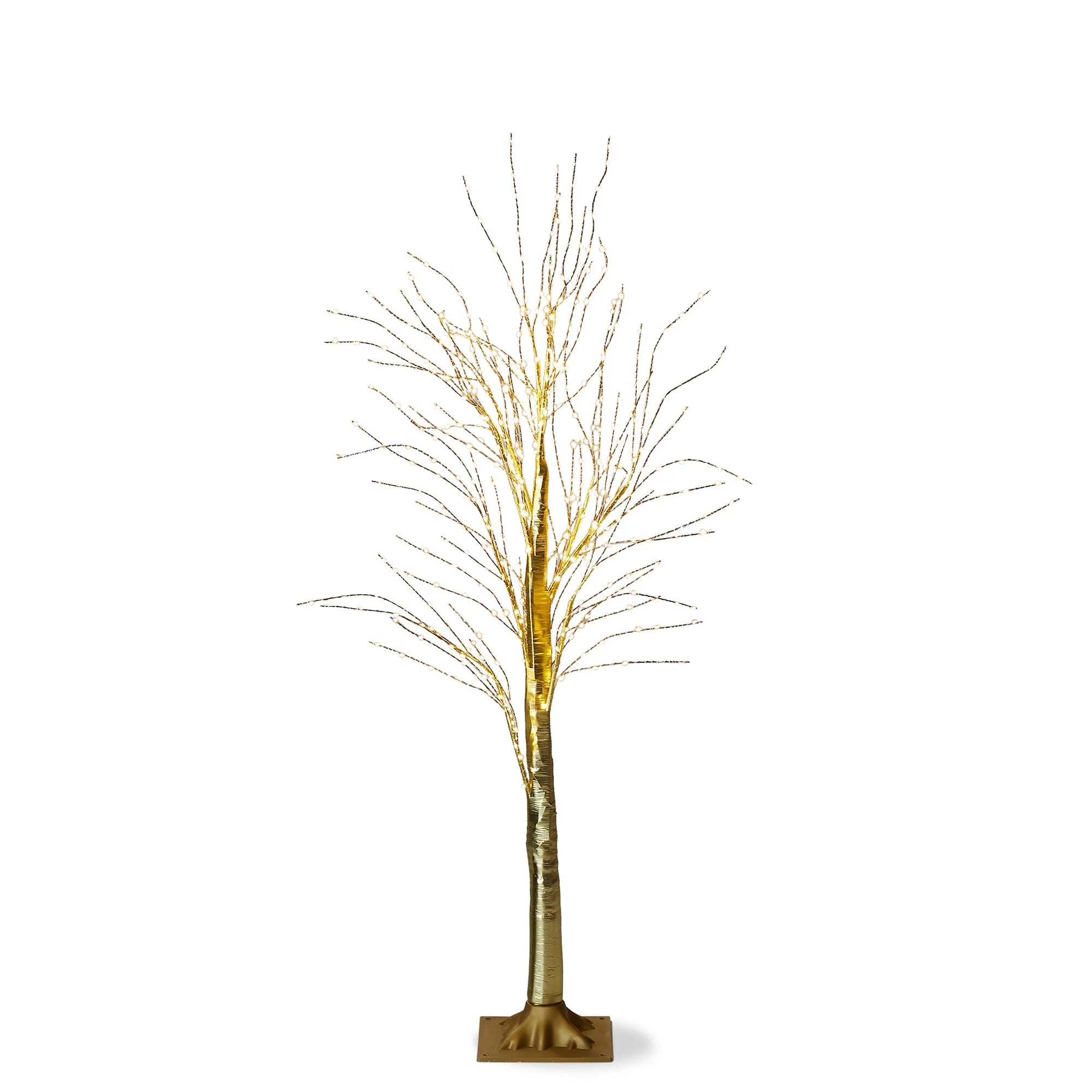 Twinkle LED Pine Tree - Gold