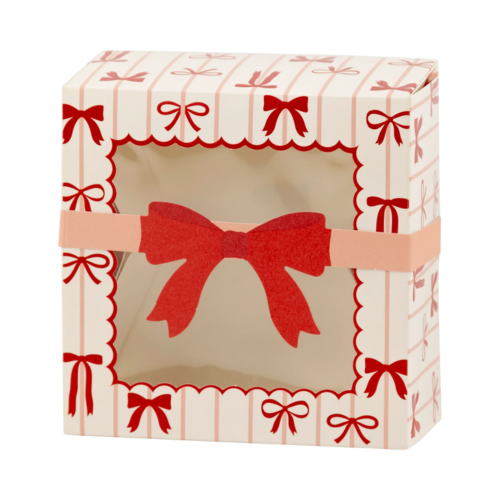 Red and Pink Bows Cookie Box