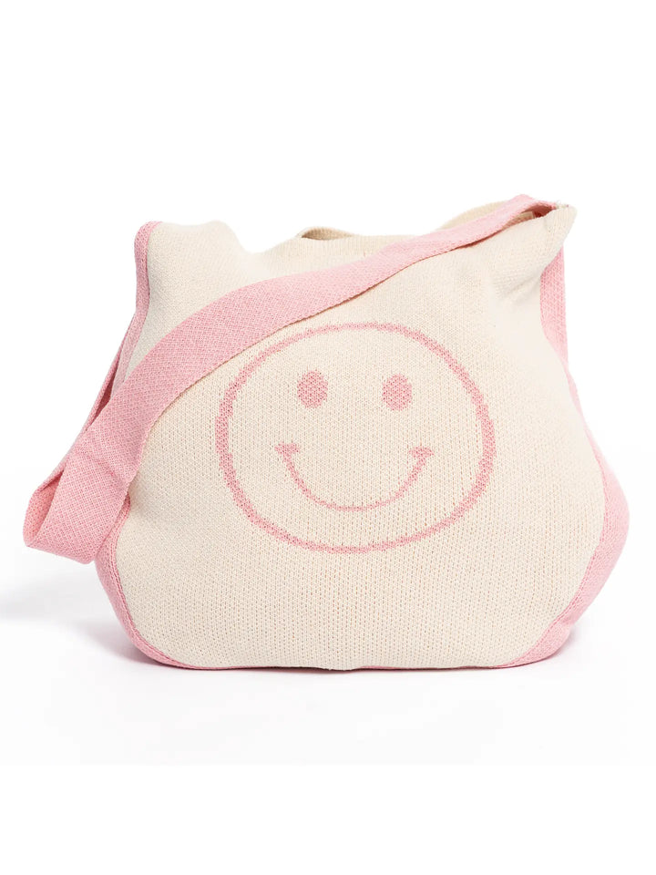 Pink Smiley Face Bag