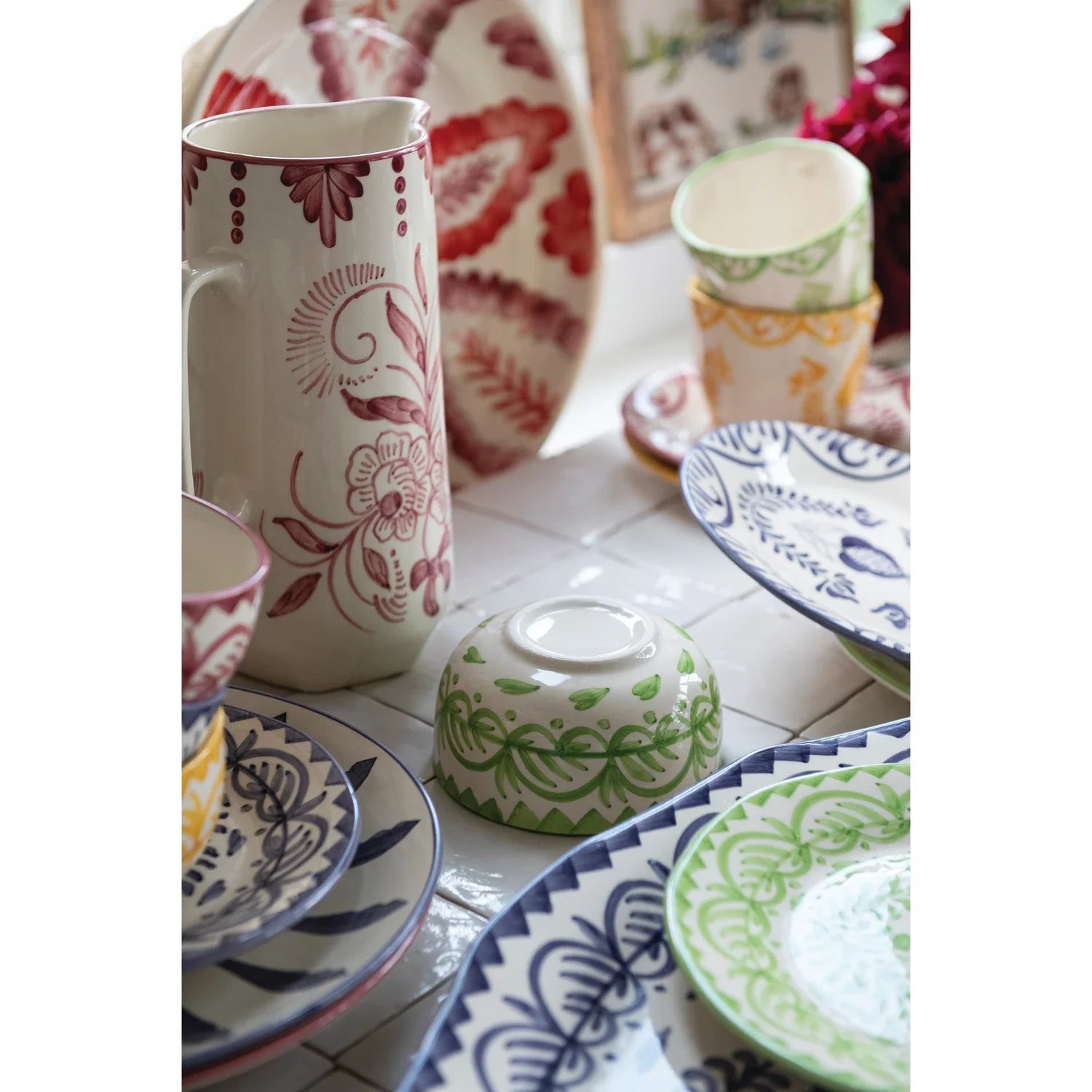 Orante Stoneware Pitcher