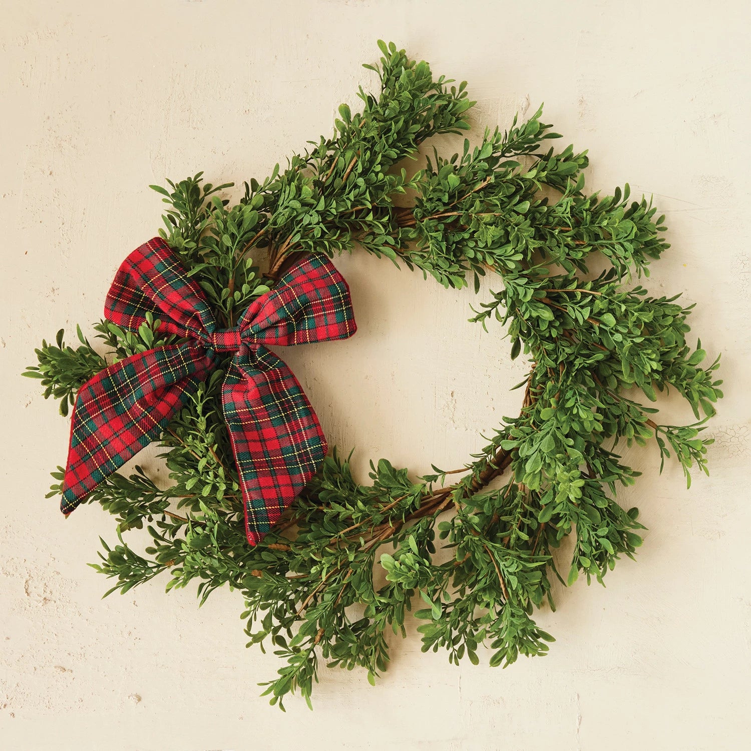 Plaid Fabric Bow