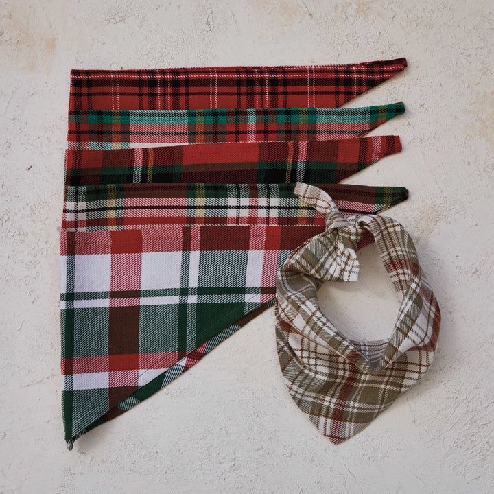 Plaid Dog Scarf