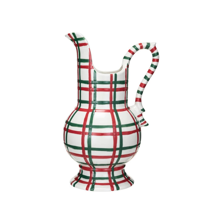 Plaid Pitcher