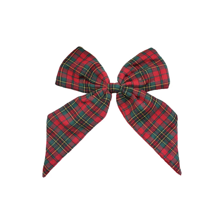 Plaid Fabric Bow