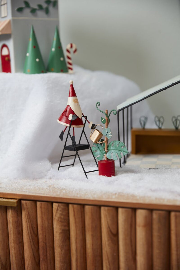 Santa Plant Care Figurine