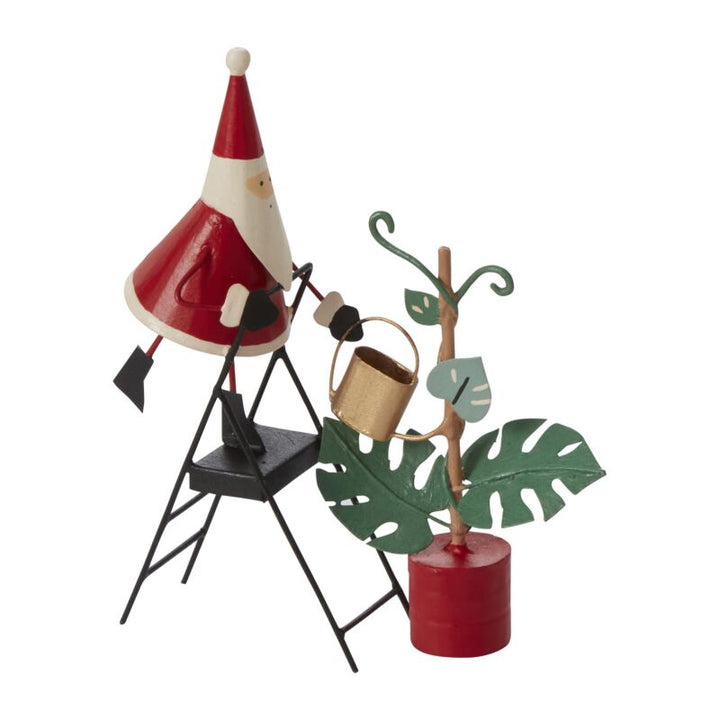 Santa Plant Care Figurine