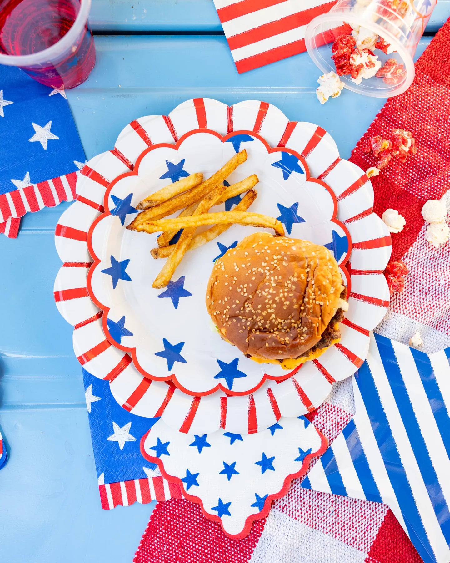 Blue Stars Plates