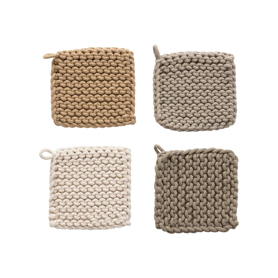 Crocheted Pot Holder - (ALL)