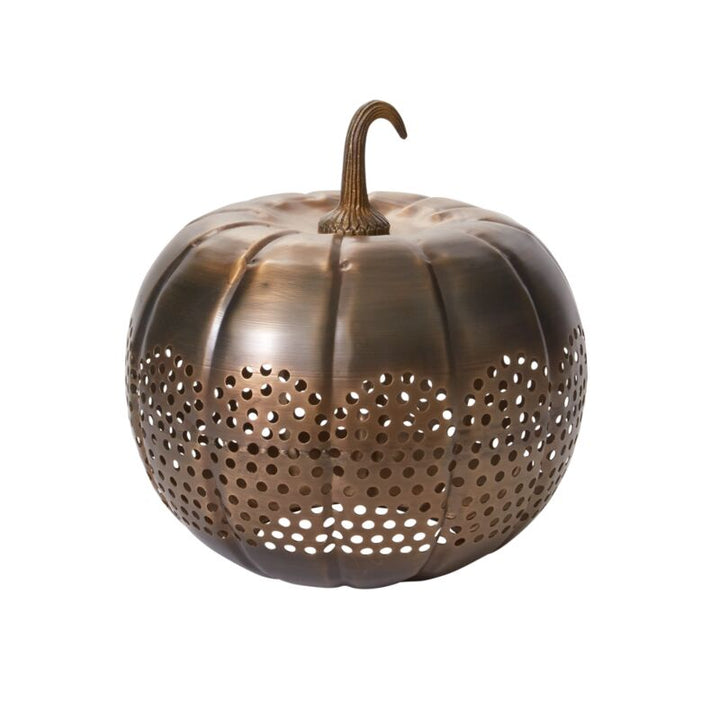 Harvest Pumpkin Lantern - Round