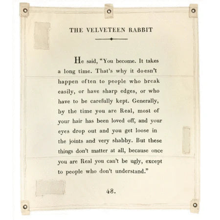 Velveteen Rabbit - Large Wall Tarp