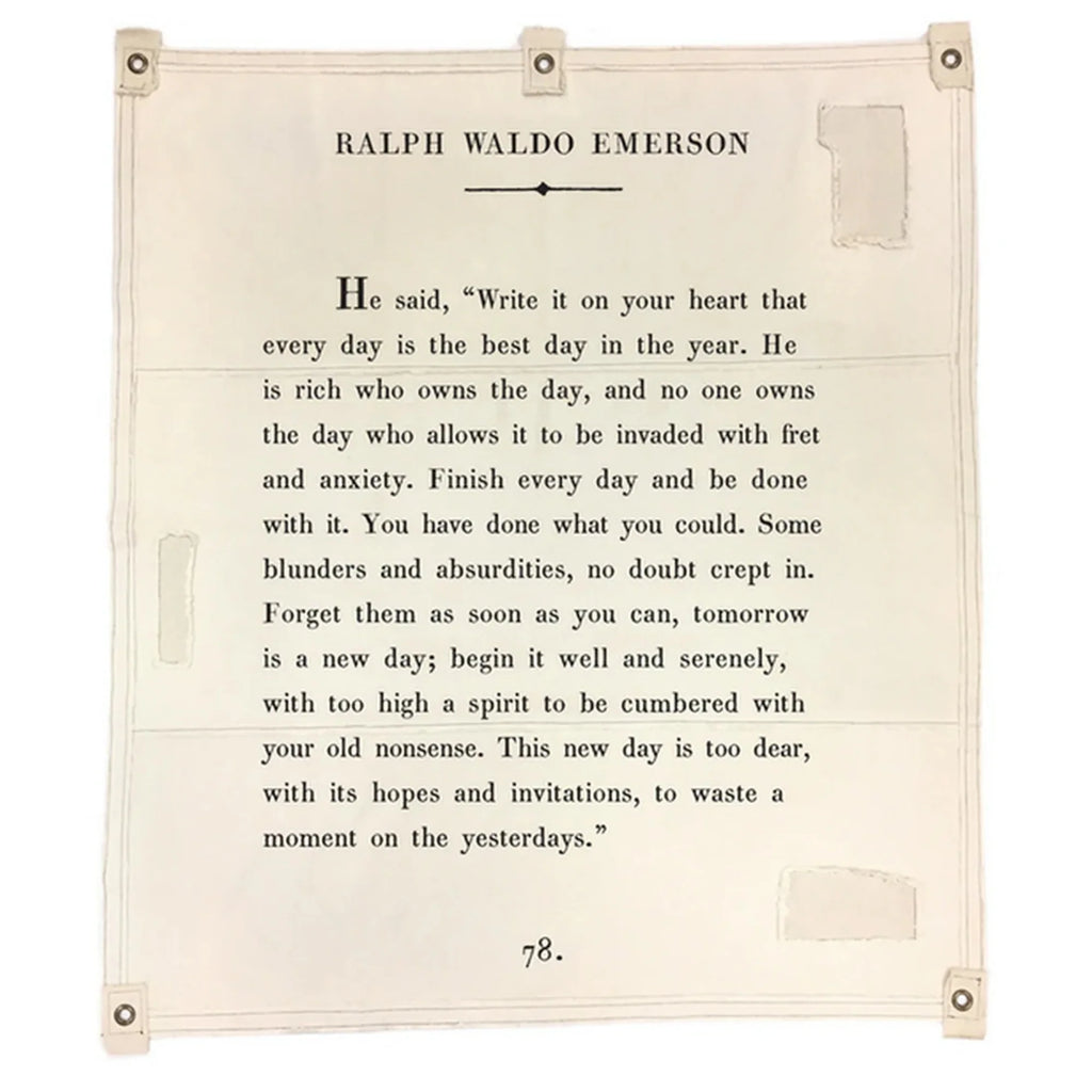 Ralph Waldo Emerson Large Wall Tarp