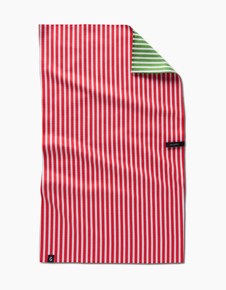 Red and Green Double Sided Tea Towel