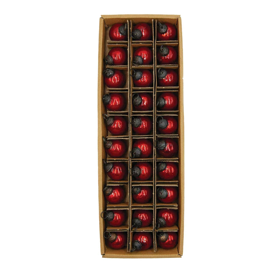 Red Ornament Set