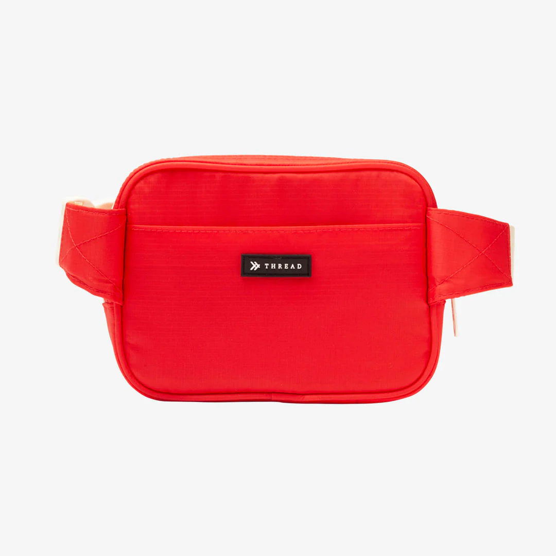Red Puffer Fanny Pack