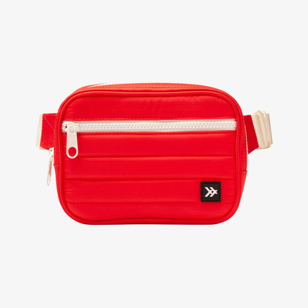Red Puffer Fanny Pack