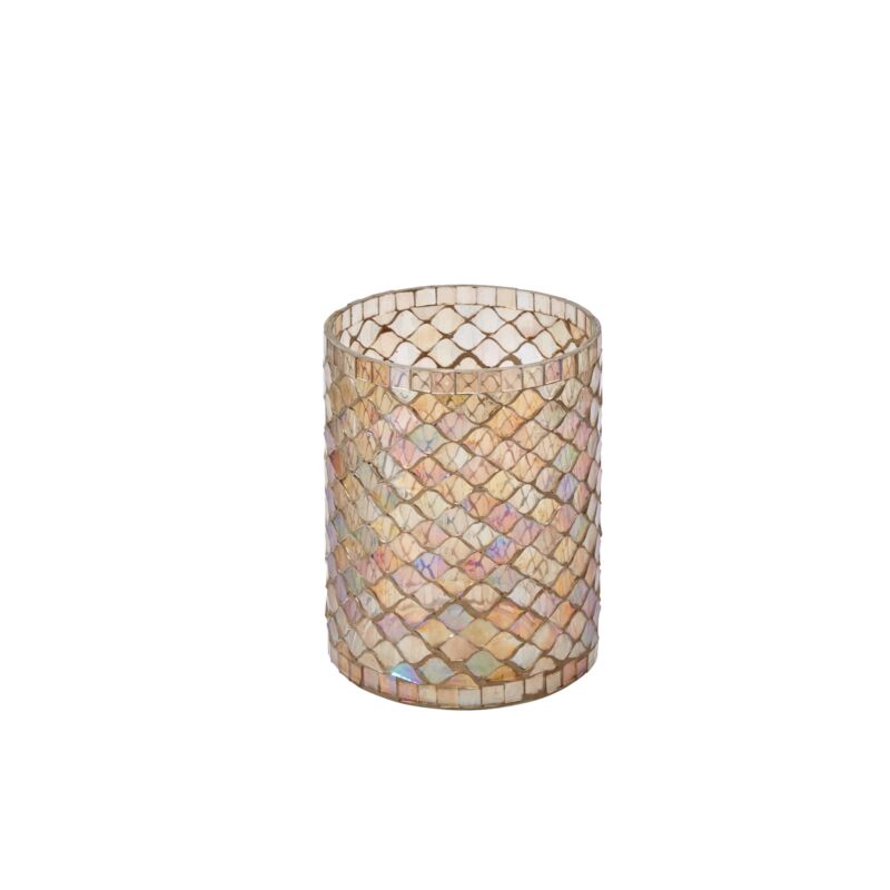  mosaic-tiled glass sabina votive