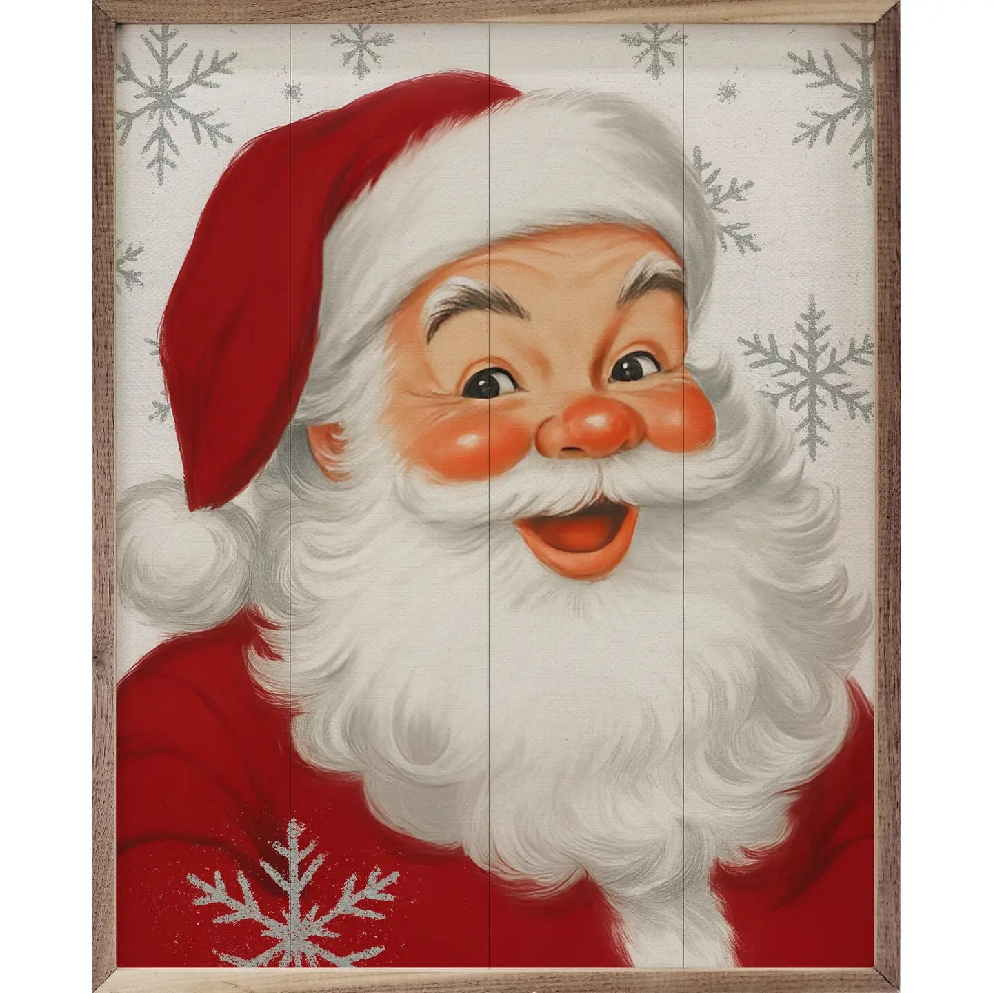 Cherry Santa Snowflakes Sign