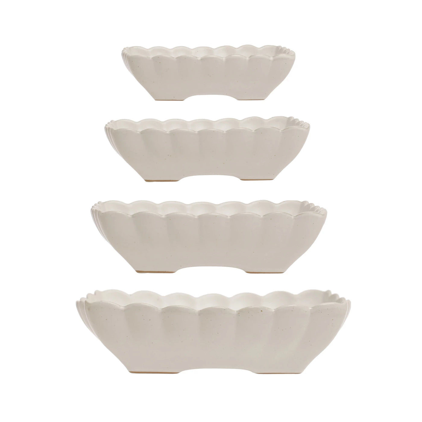 Scalloped Serving Dishes