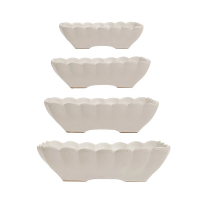 Scalloped Serving Dishes