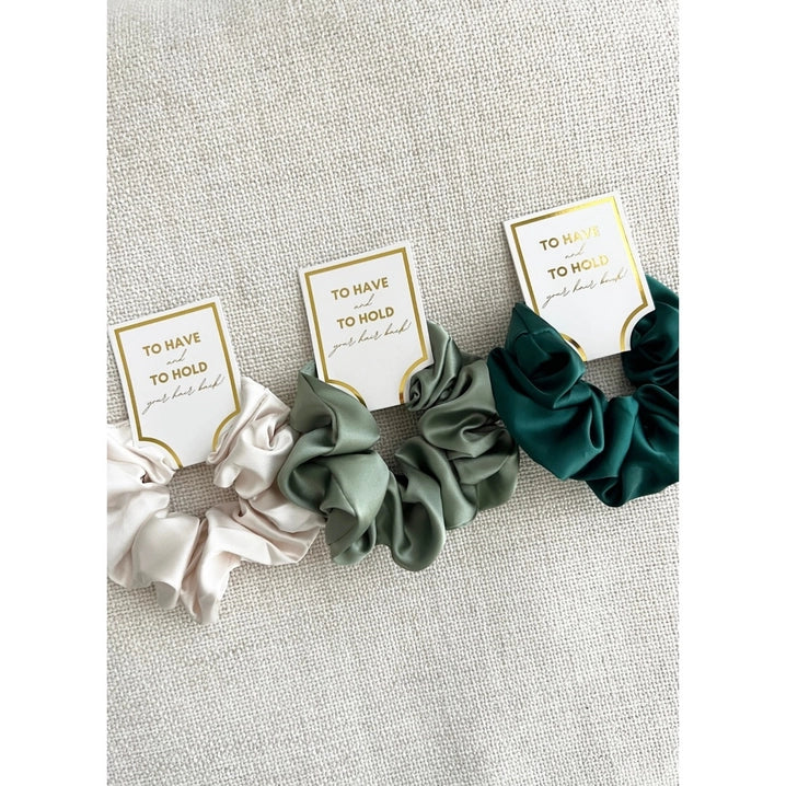 Satin Soft Scrunchies