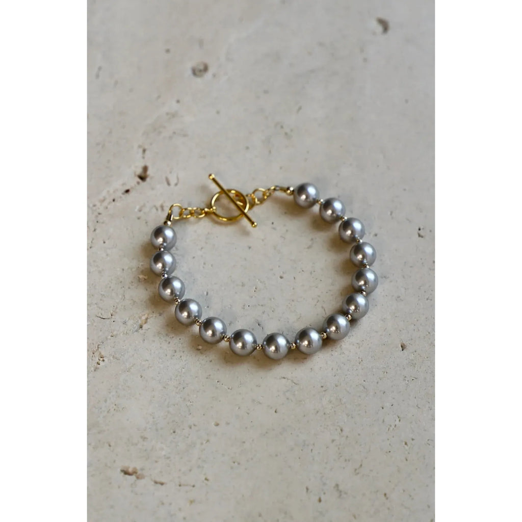 Silver Pearl Bracelet
