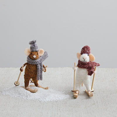 Felt Skiing Mouse