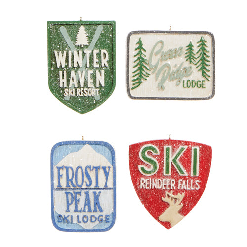 Ski Patch Ornament