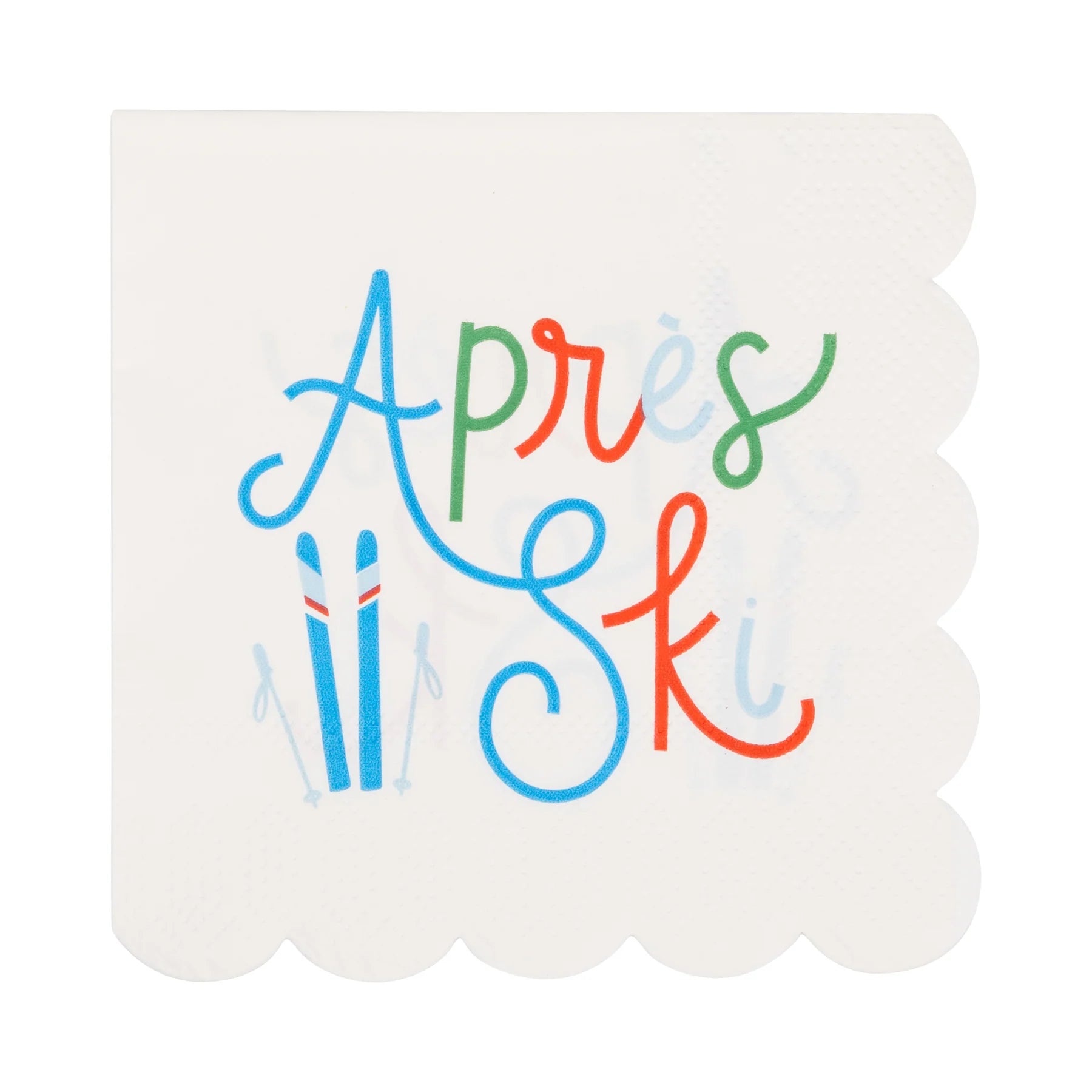 Apres Ski Cocktail Napkin