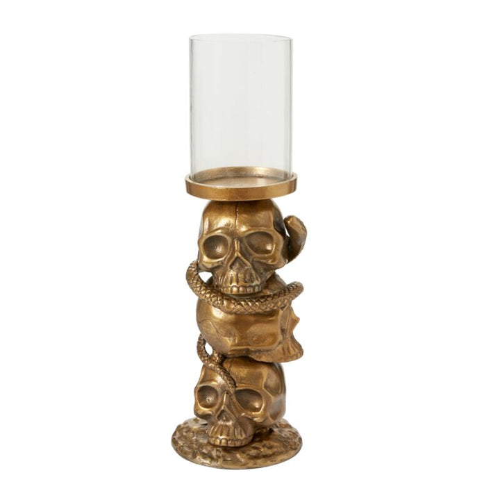 Skull Tower Candleholder