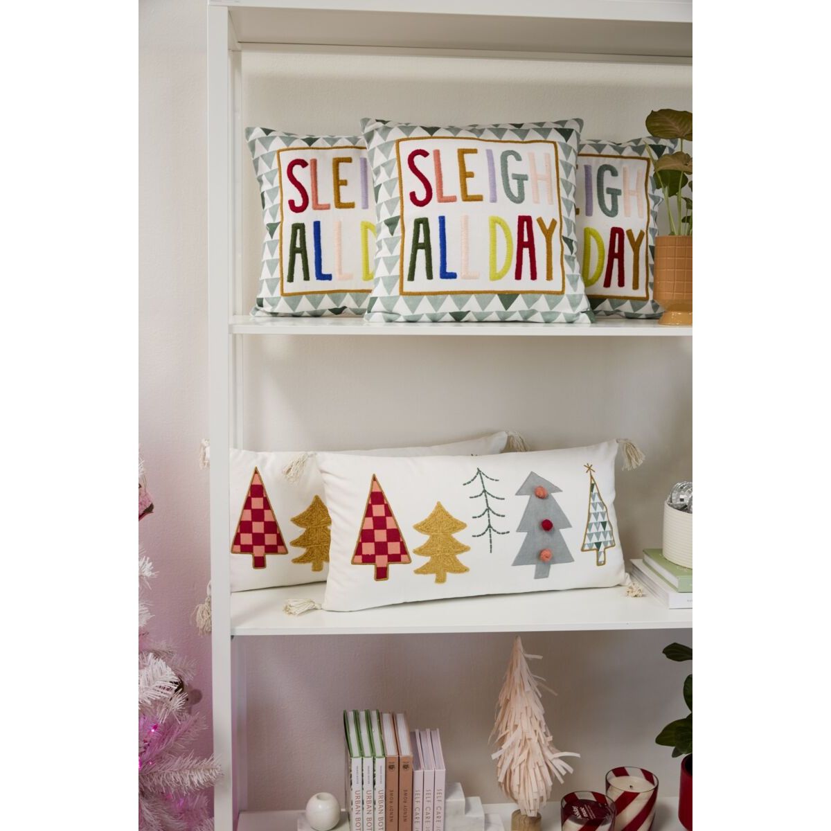 Bright Winter Tree Pillow