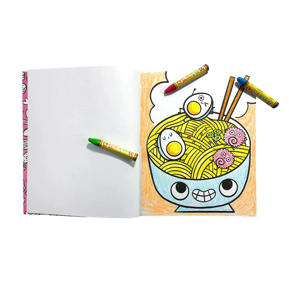 Color-in' Book: Happy Snacks