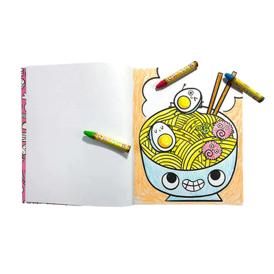 Color-in' Book: Happy Snacks