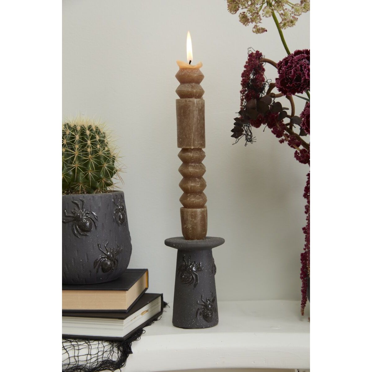 Scuttling Spiders Candleholder