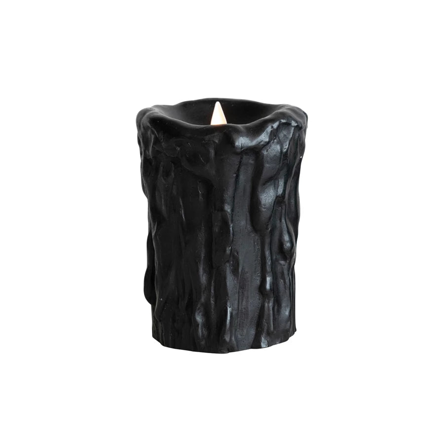 Spooky Black Candle