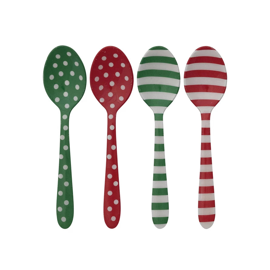 Enameled Holiday Spoon