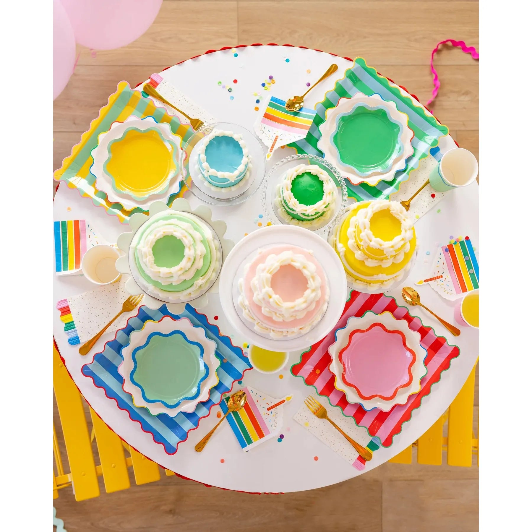 Striped Plate Set