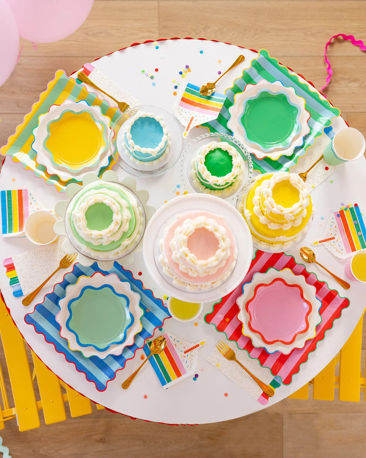 Striped Plate Set