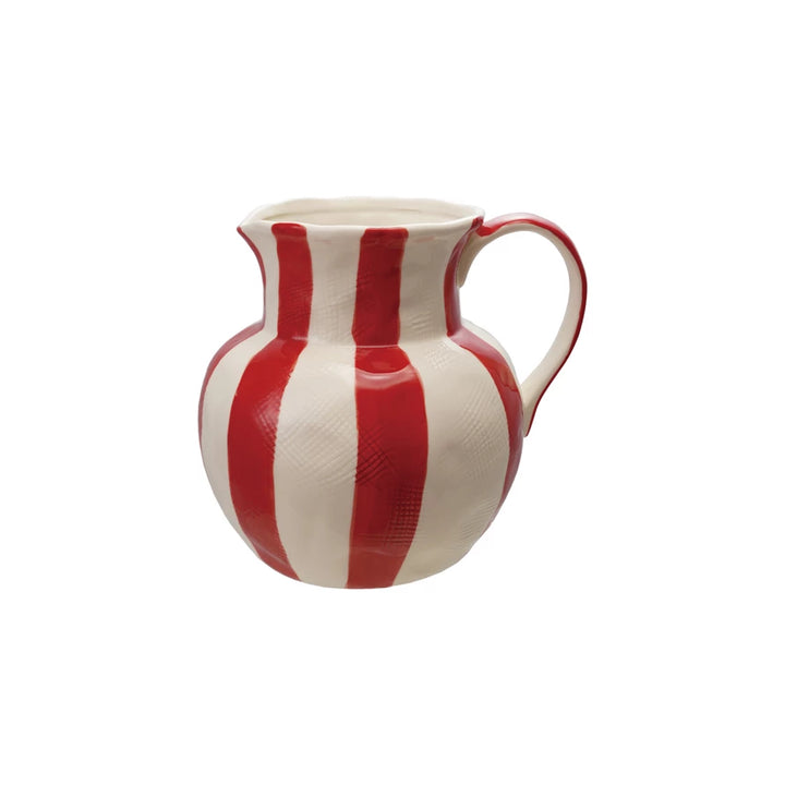 Red Striped Pitcher