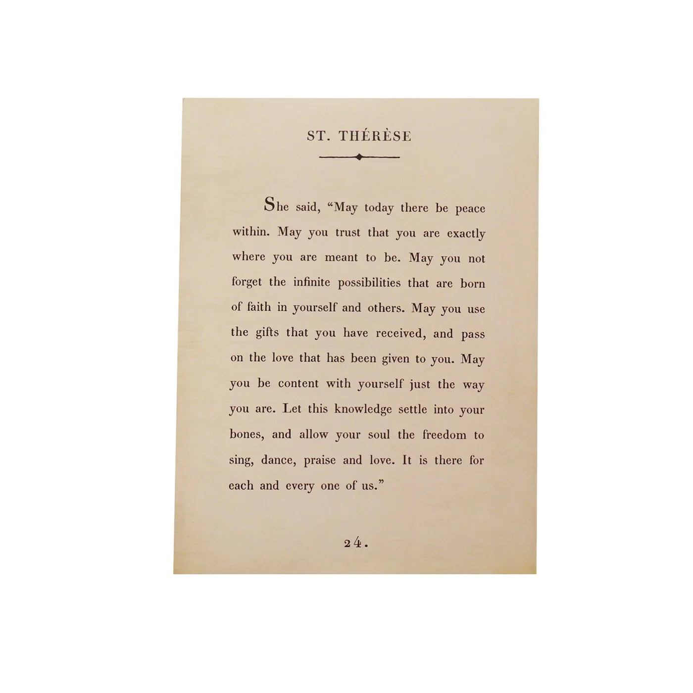 St. Therese Art Poster