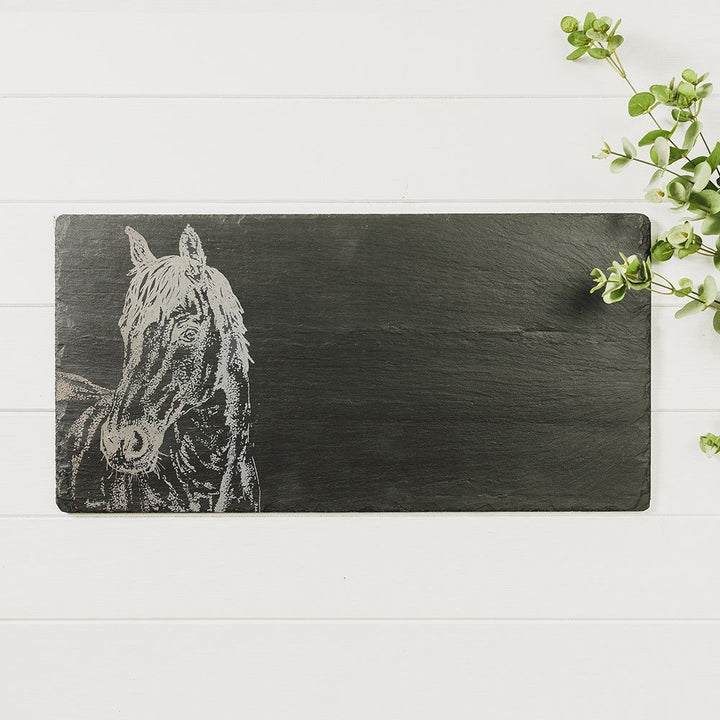 Slate Serving Board- Horse Portrait